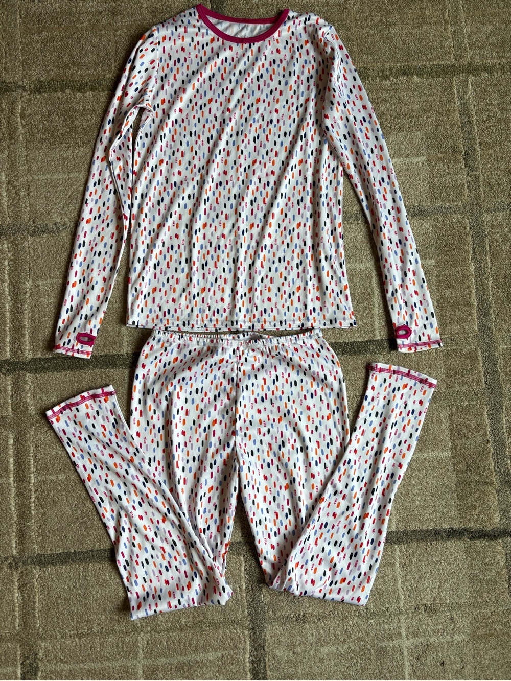 2-piece Cuddl Duds Chill Chasers base layer pajama set